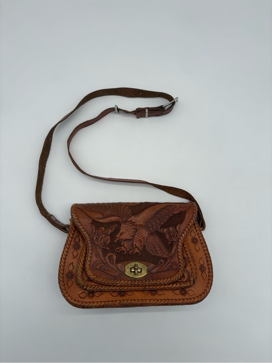 Vintage Handbags - Vintage leather bag